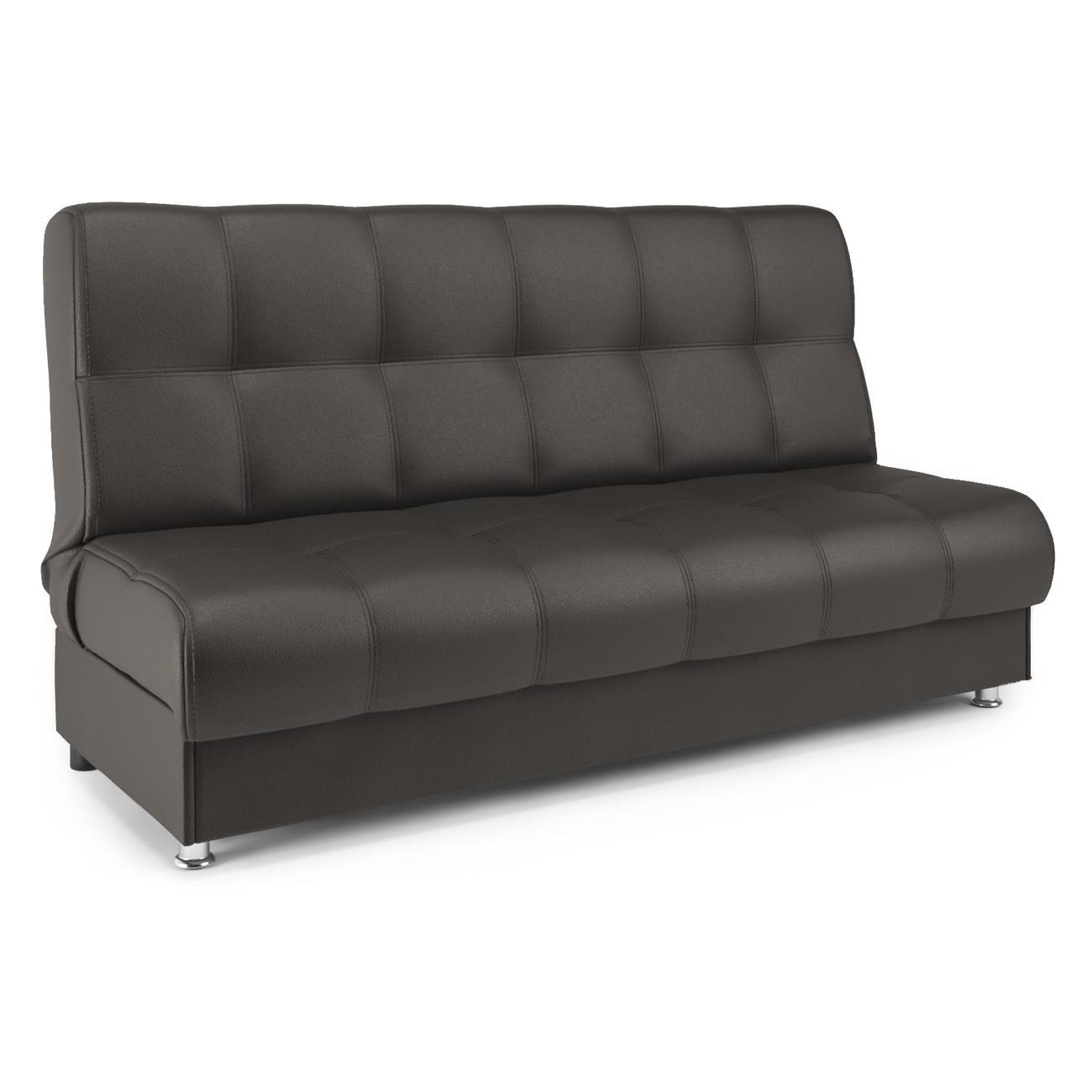 Диван Шарм-Дизайн книжка Гамма БП раскладной экокожа шоколад