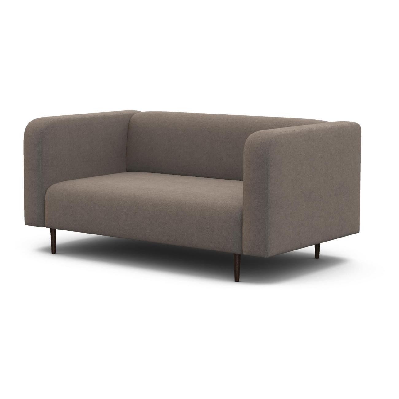 Диван Шарм-Дизайн офисный Акцент, прямой серый велюр