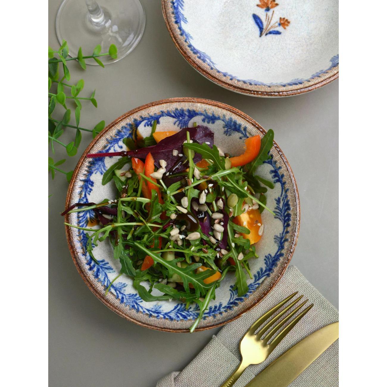 Набор салатников BONNA Retro Floral 400 мл, 2 шт.