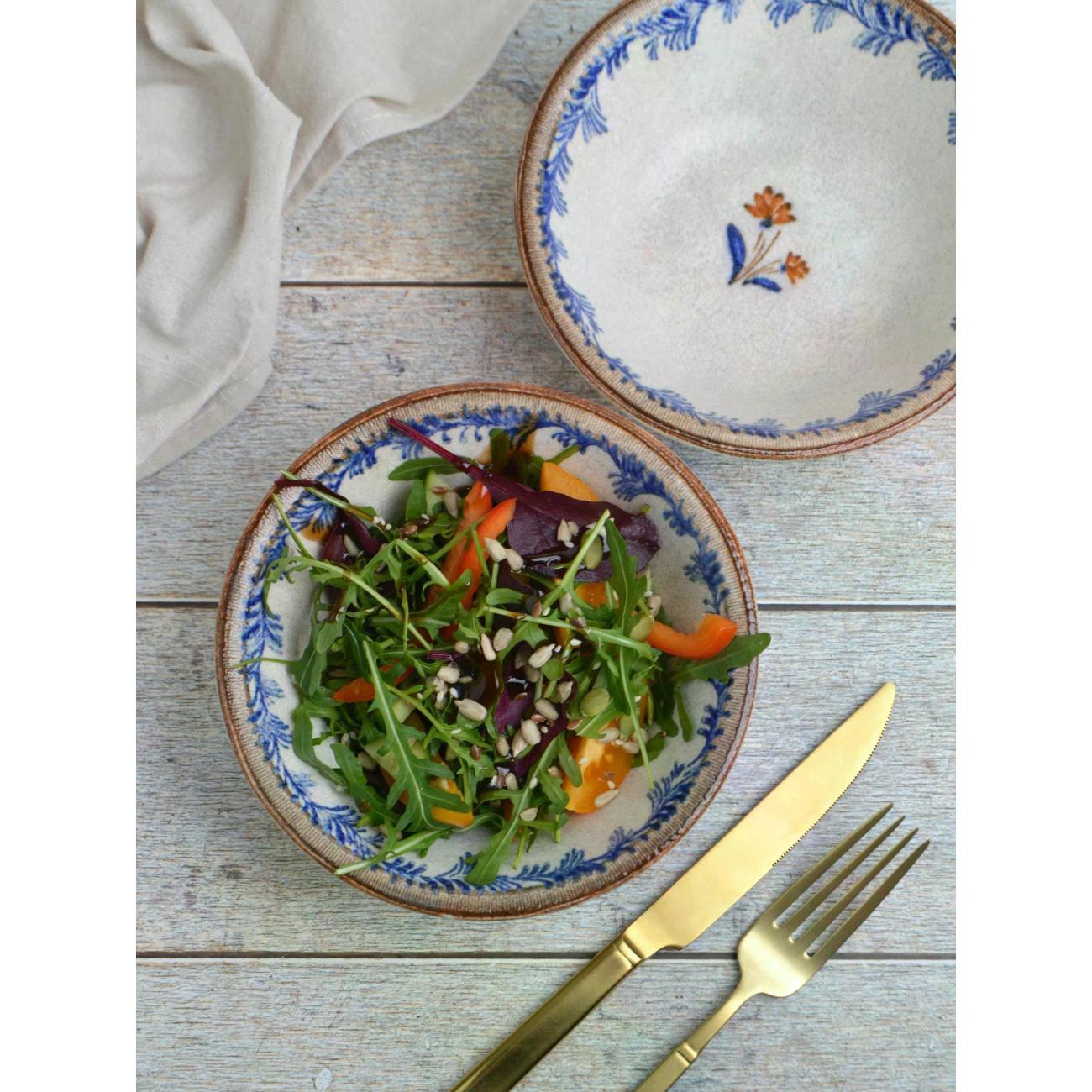 Набор салатников BONNA Retro Floral 400 мл, 2 шт.