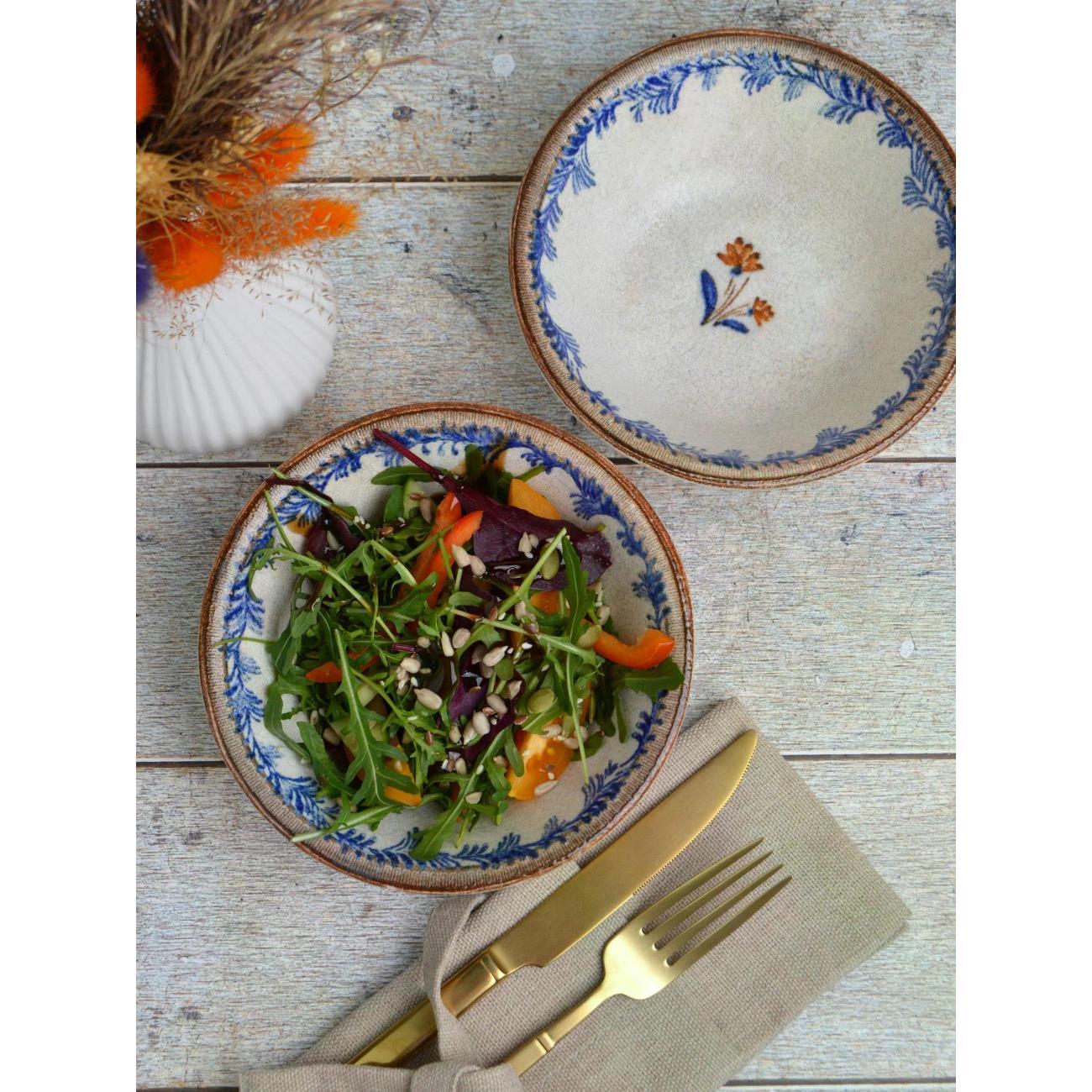 Набор салатников BONNA Retro Floral 400 мл, 2 шт.