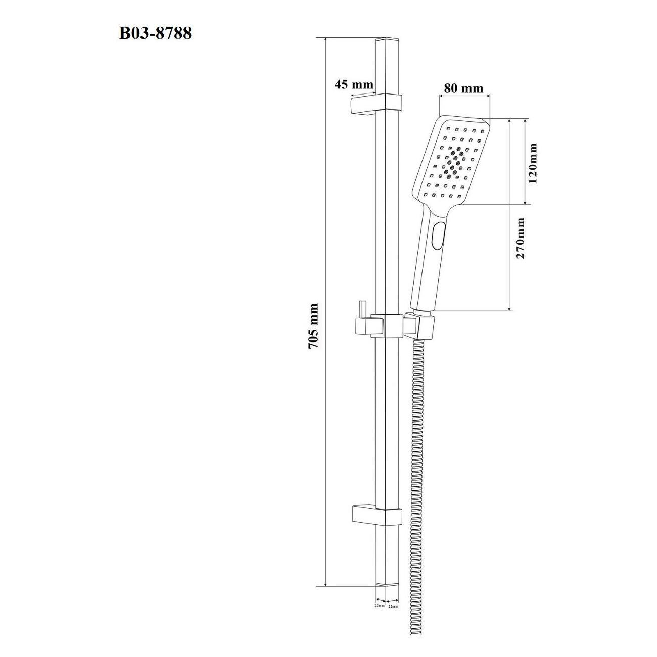 Душевая система BOND B03-8788