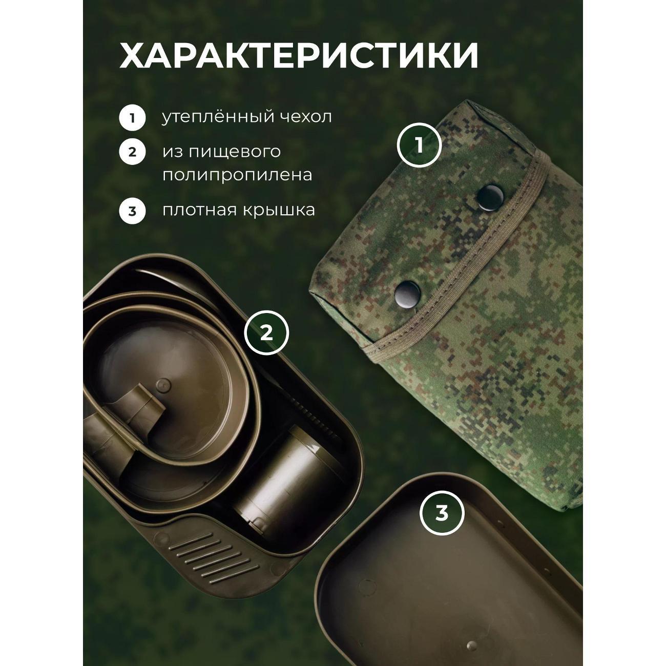 Набор посуды туристической MGProf 6 предметов (70128)