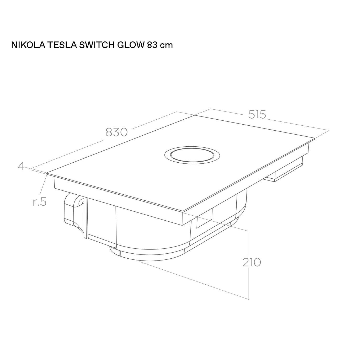 Варочная панель индукционная Elica NIKOLATESLA SWITCH GLOW EVO BL/A/83