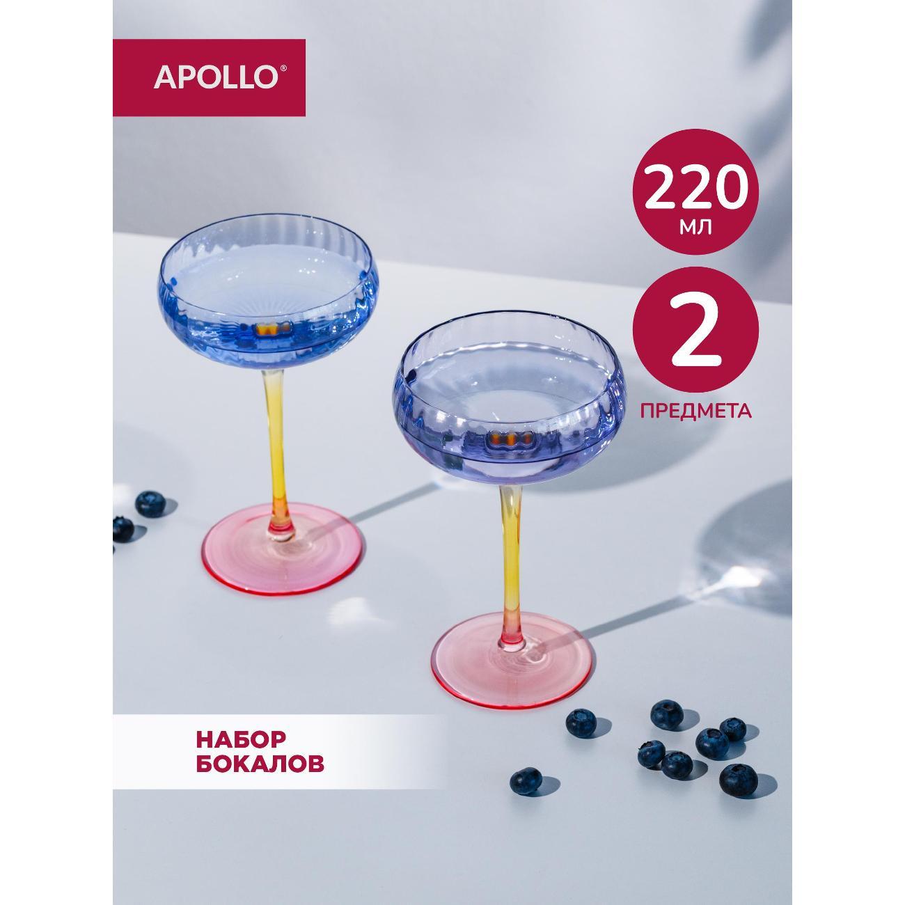 Набор бокалов Apollo 220 мл, 2 предмета
