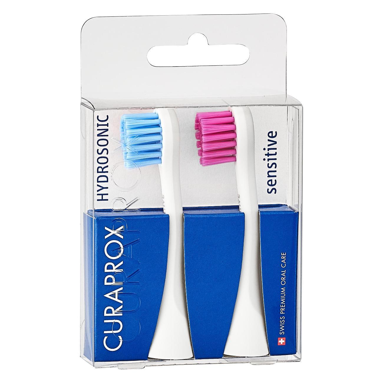 Насадка для электрической зубной щетки Curaprox Sensitive Blue Pink