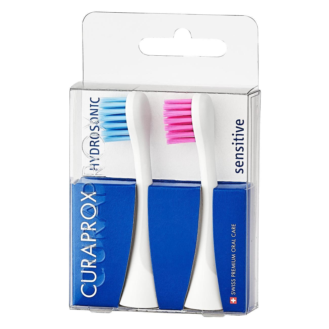 Насадка для электрической зубной щетки Curaprox Sensitive Blue Pink