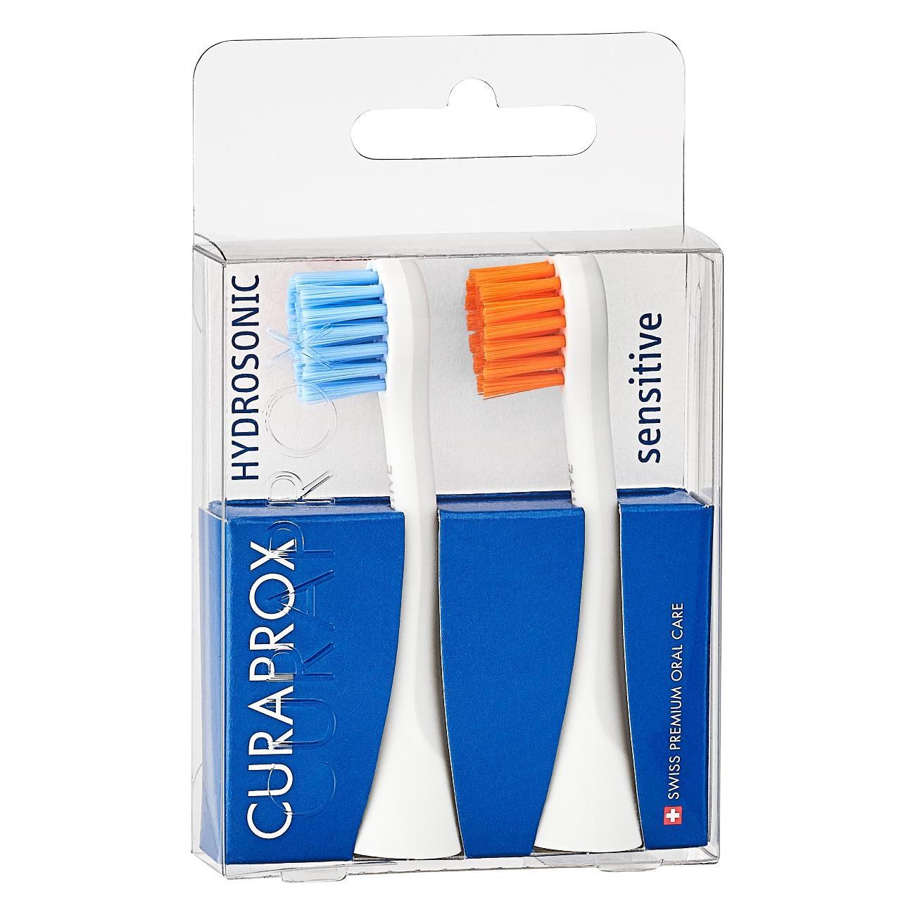 Насадка для электрической зубной щетки Curaprox Sensitive Blue Orange