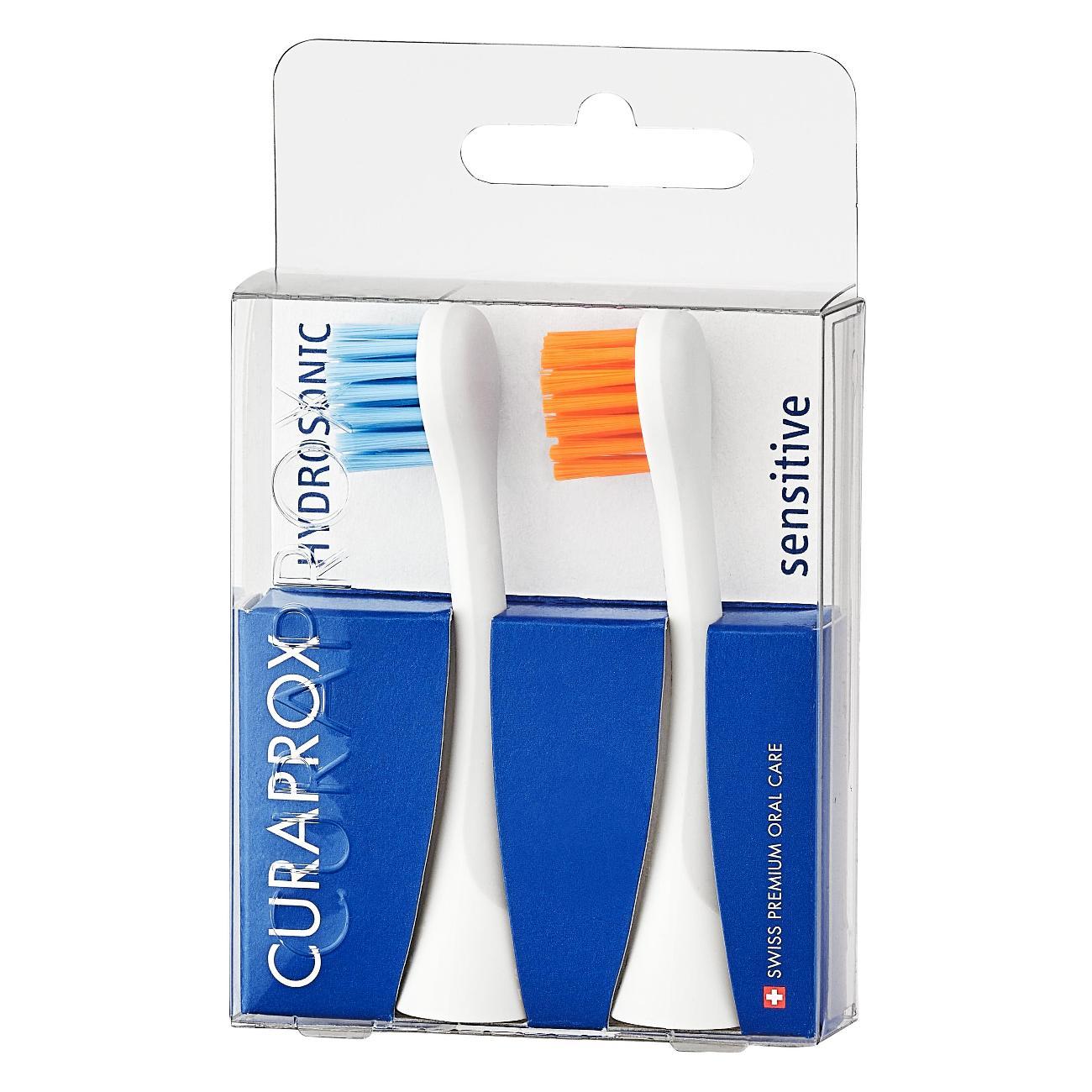 Насадка для электрической зубной щетки Curaprox Sensitive Blue Orange