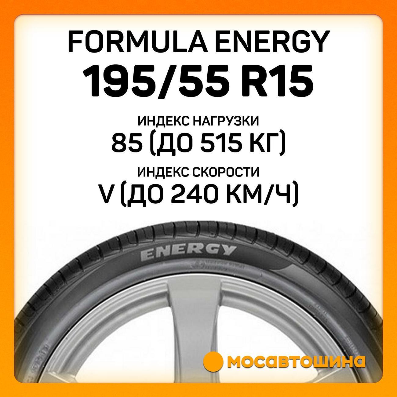 Шина автомобильная Formula Energy 195/55 R15 85V