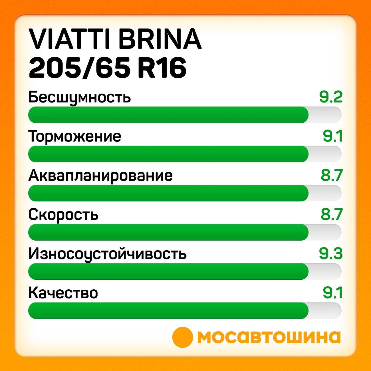 Шина автомобильная Viatti Brina 205/65 R16 95T
