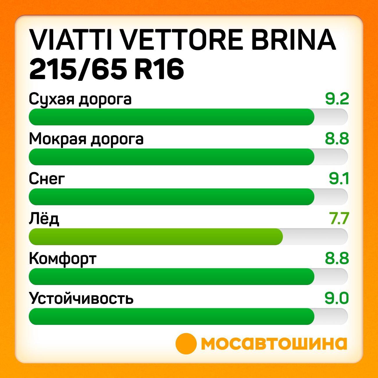 Шина автомобильная Viatti Vettore Brina 215/65 R16C 109/107R