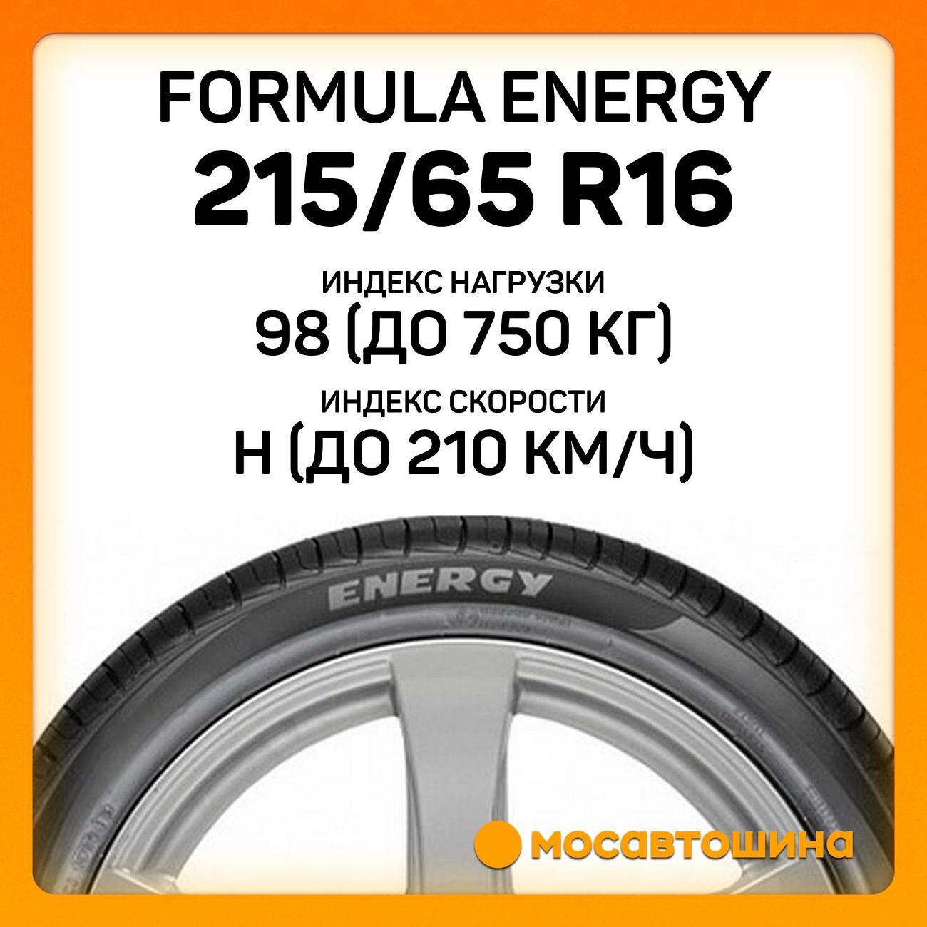 Шина автомобильная Formula Energy 215/65 R16 98H
