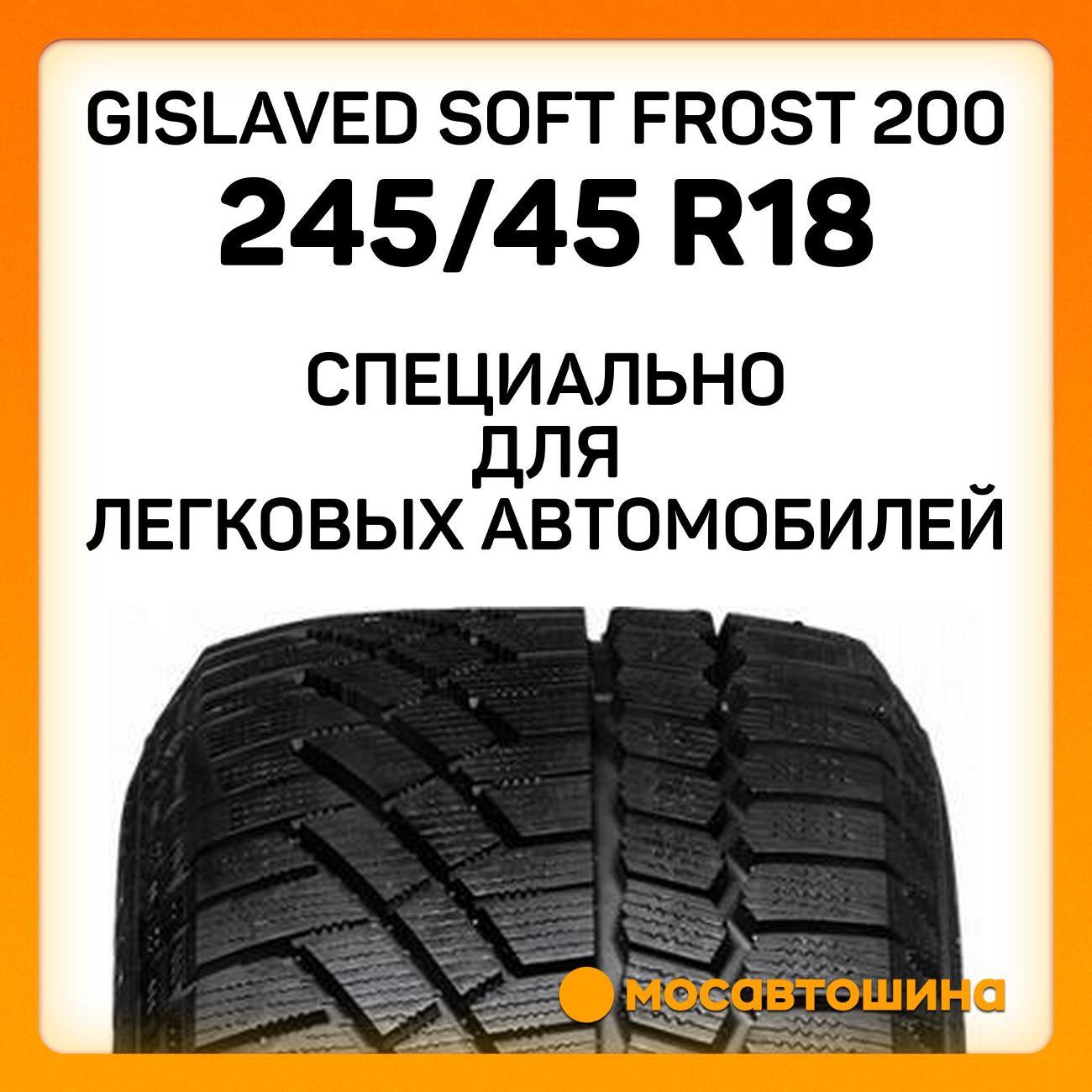 Шина автомобильная Gislaved Soft Frost 200 245/45 R18 100T XL