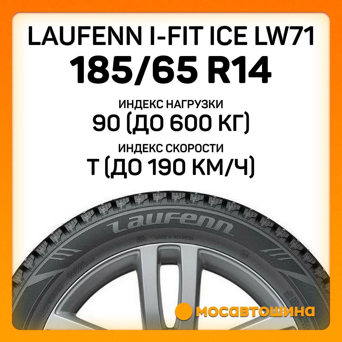 Шина автомобильная Laufenn i-Fit Ice LW71 185/65 R14 90T XL