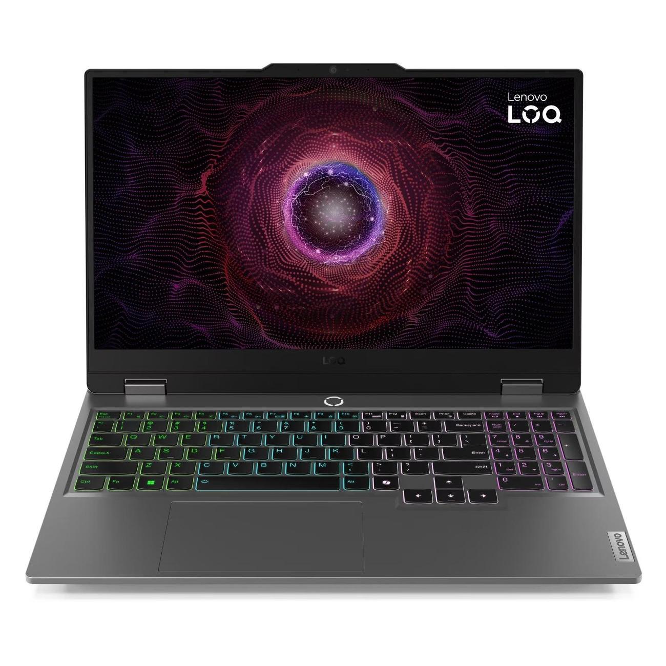 Ноутбук игровой Lenovo LOQ 15ARP9 15.6"/Ryzen 5 7235HS/12Гб/512Гб/GeForce RTX 3050A 4Гб/Win11/Серый(83JC00HNIN)