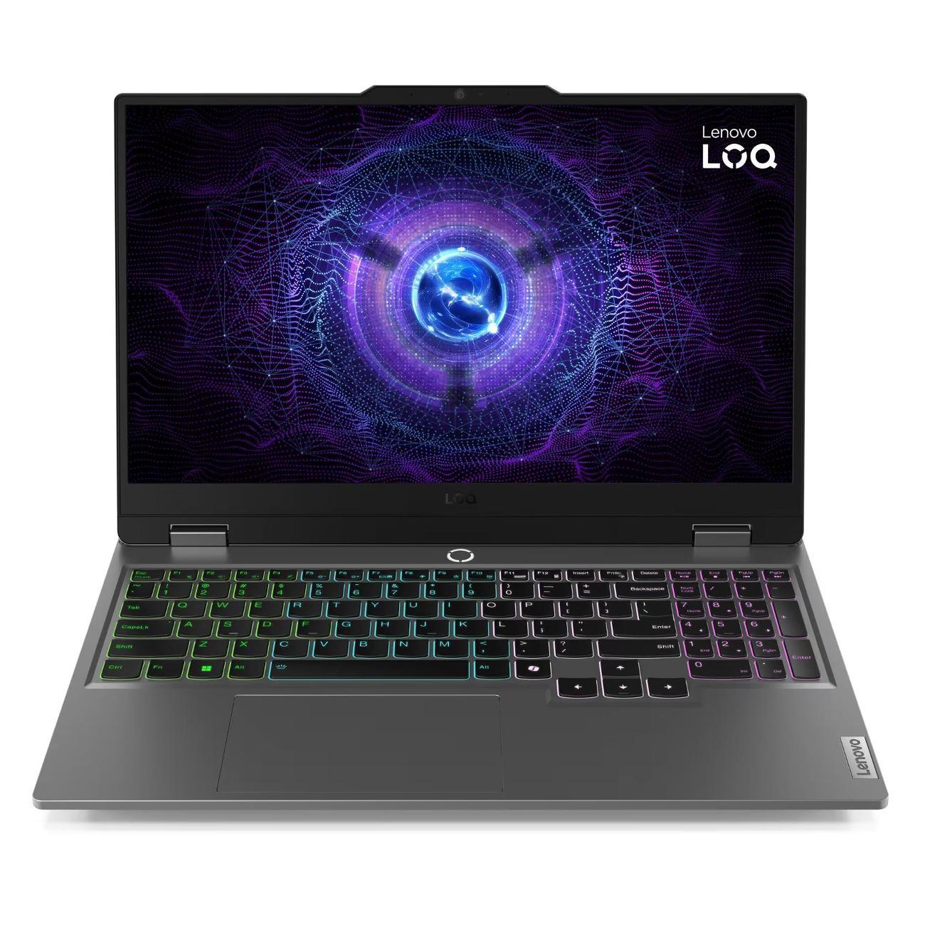 Ноутбук игровой Lenovo LOQ 15IAX9 15.6"/Core i5-12600HX/16Гб/512Гб/GeForce RTX 3050 6Гб/noOS/Серый(83GS00UEPS)