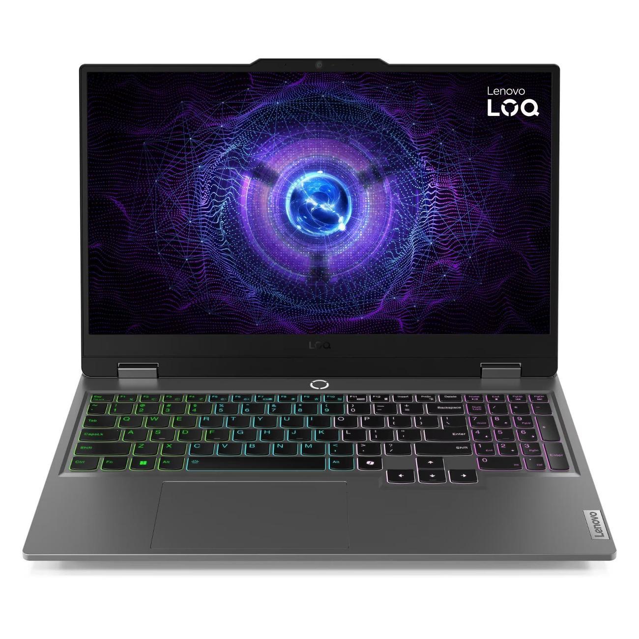 Ноутбук игровой Lenovo LOQ 15IRX9 15.6"/Core i5-13450HX/16Гб/512Гб/GeForce RTX 4050 6Гб/noOS/Серый(83DV01EQSA)
