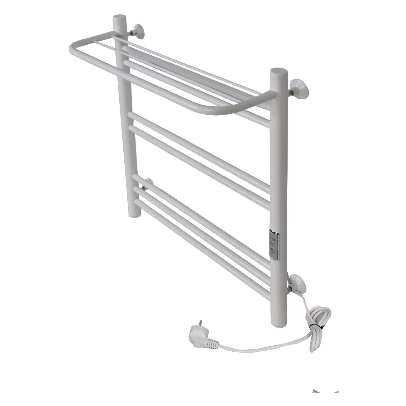 Полотенцесушитель электрический Тера Богема с полкой эл. 500х600 (диммер, белый)