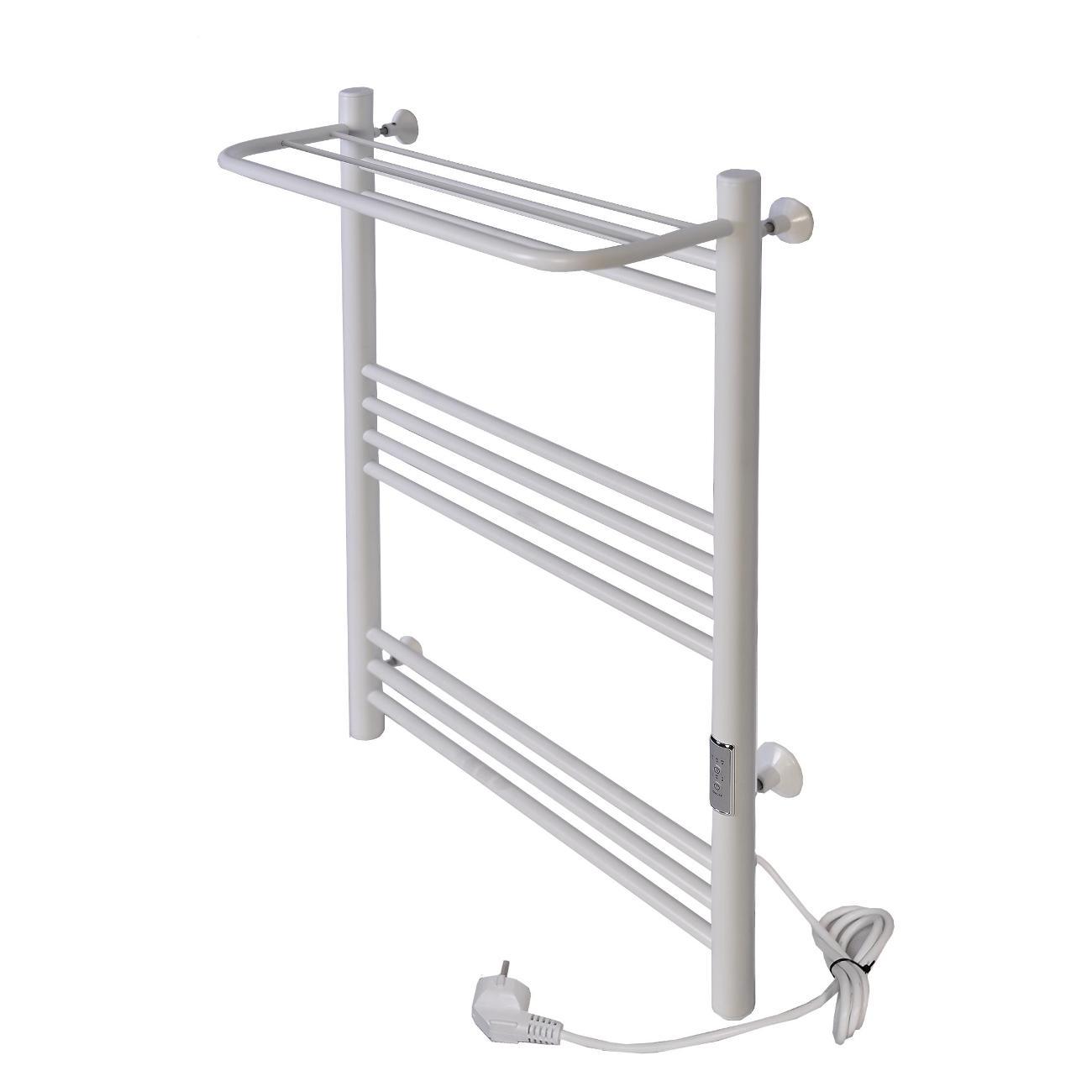 Полотенцесушитель электрический Тера Богема с полкой эл. 500х800 (диммер, белый)