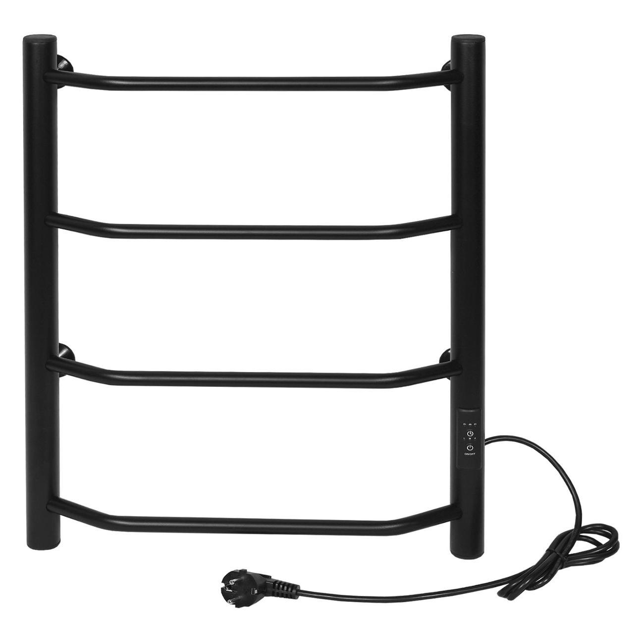 Полотенцесушитель электрический Тера Виктория эл. 400х600 (диммер, черный)