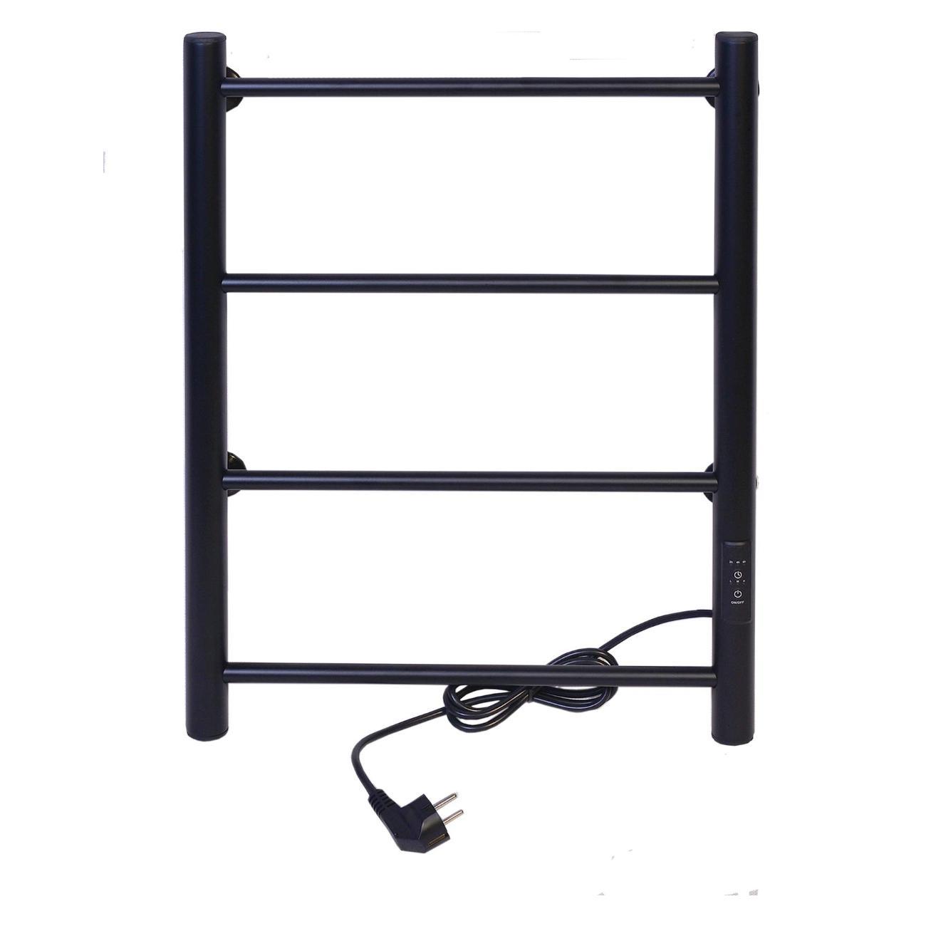 Полотенцесушитель электрический Тера Классика эл. 400х600 (диммер, черный)