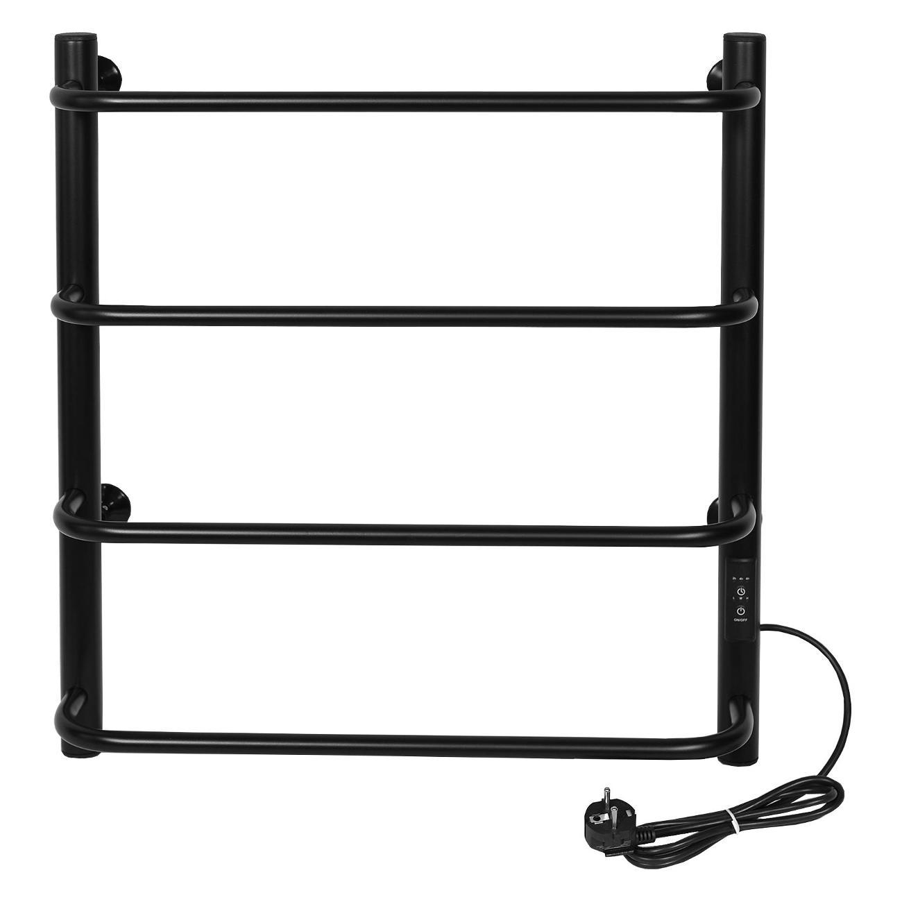 Полотенцесушитель электрический Тера Мост эл. 500х600 (диммер, черный)