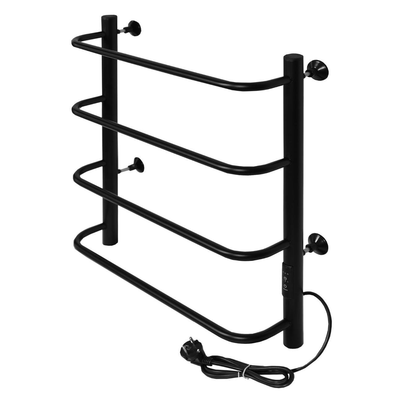 Полотенцесушитель электрический Тера Мост эл. 500х600 (диммер, черный)