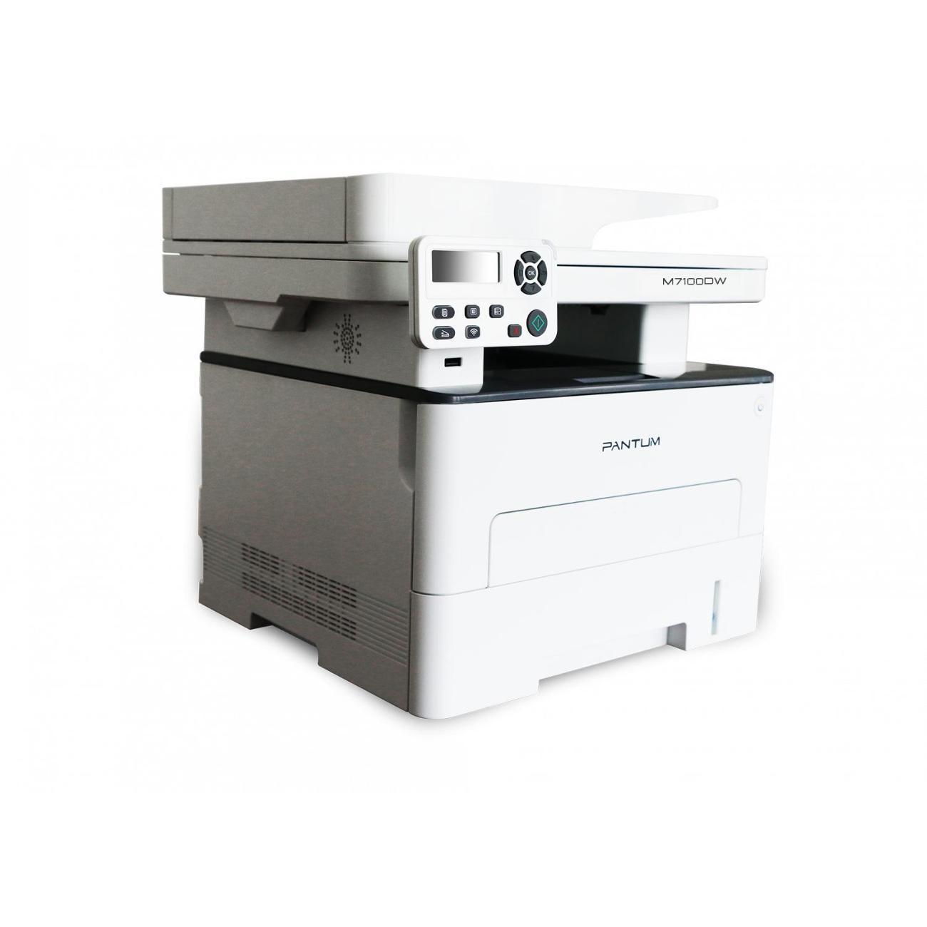Многофункциональное устройство Pantum M7100DW A4 Duplex Net WiFi белый