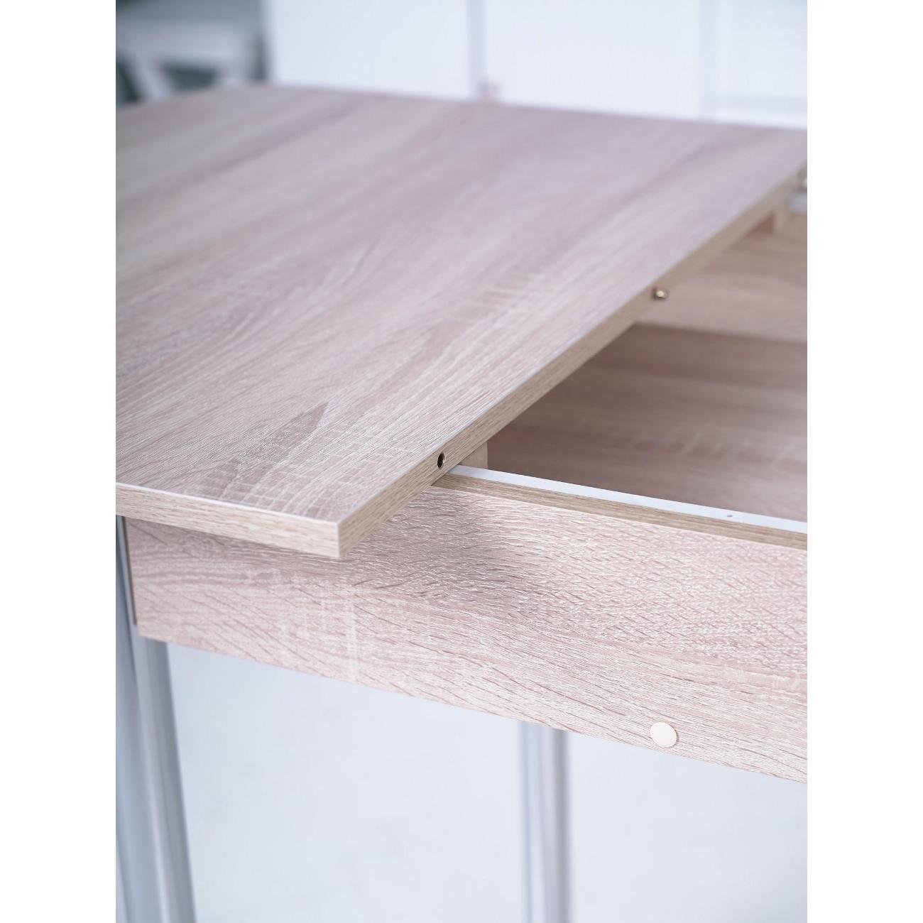 Стол обеденный Frenesie раздвижной Джаз, дуб сонома, 110/150х70х77 см.