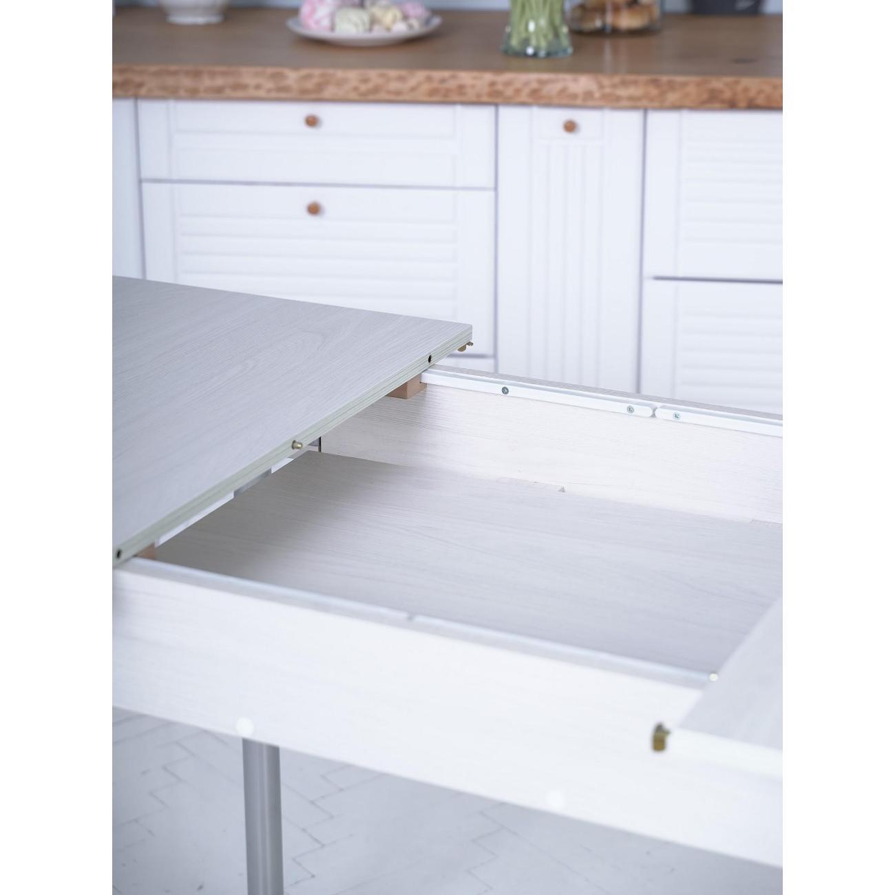 Стол обеденный Frenesie раздвижной Джаз, ясень анкор светлый, 110/150х70х77 см.