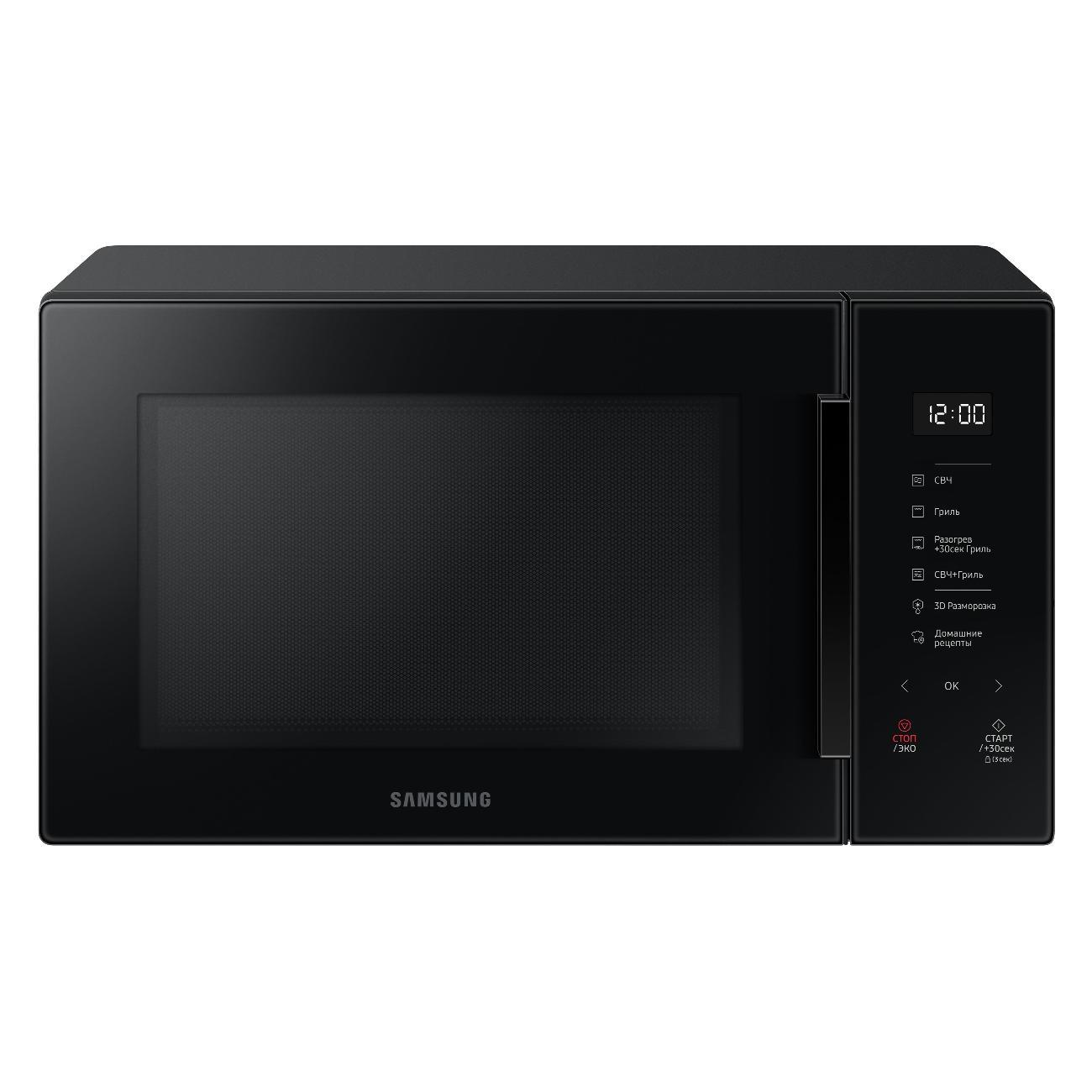 Микроволновая печь с грилем SAMSUNG MG30T5018AK/BW, черный