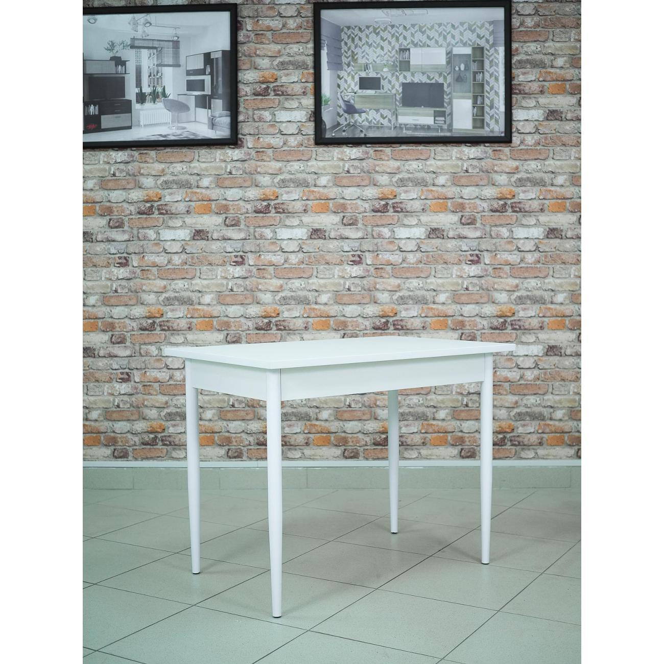 Стол обеденный Frenesie Темп, белый, 95х64x75 см.