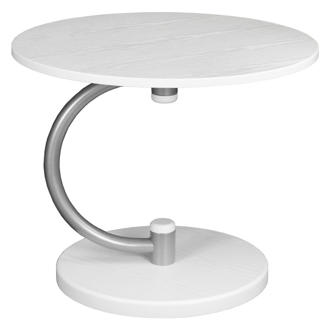 Стол журнальный Мебелик Дуэт 13 белый