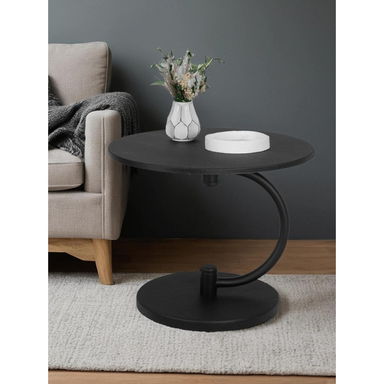 Стол журнальный Мебелик Дуэт 13 черный