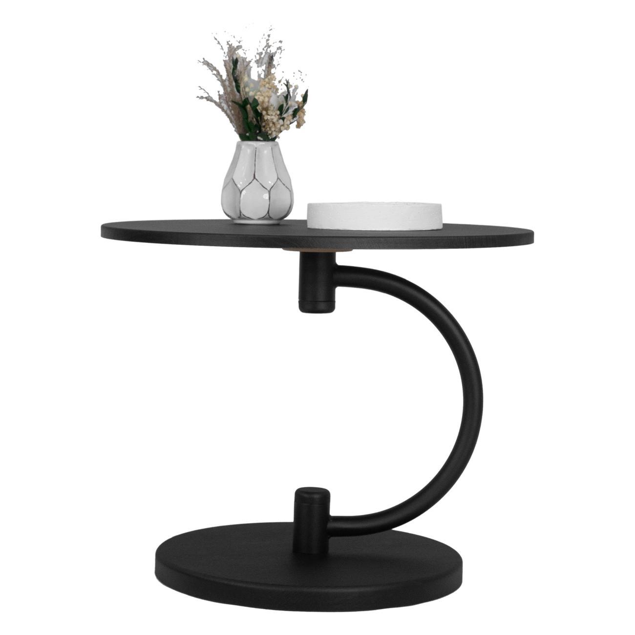 Стол журнальный Мебелик Дуэт 13 черный