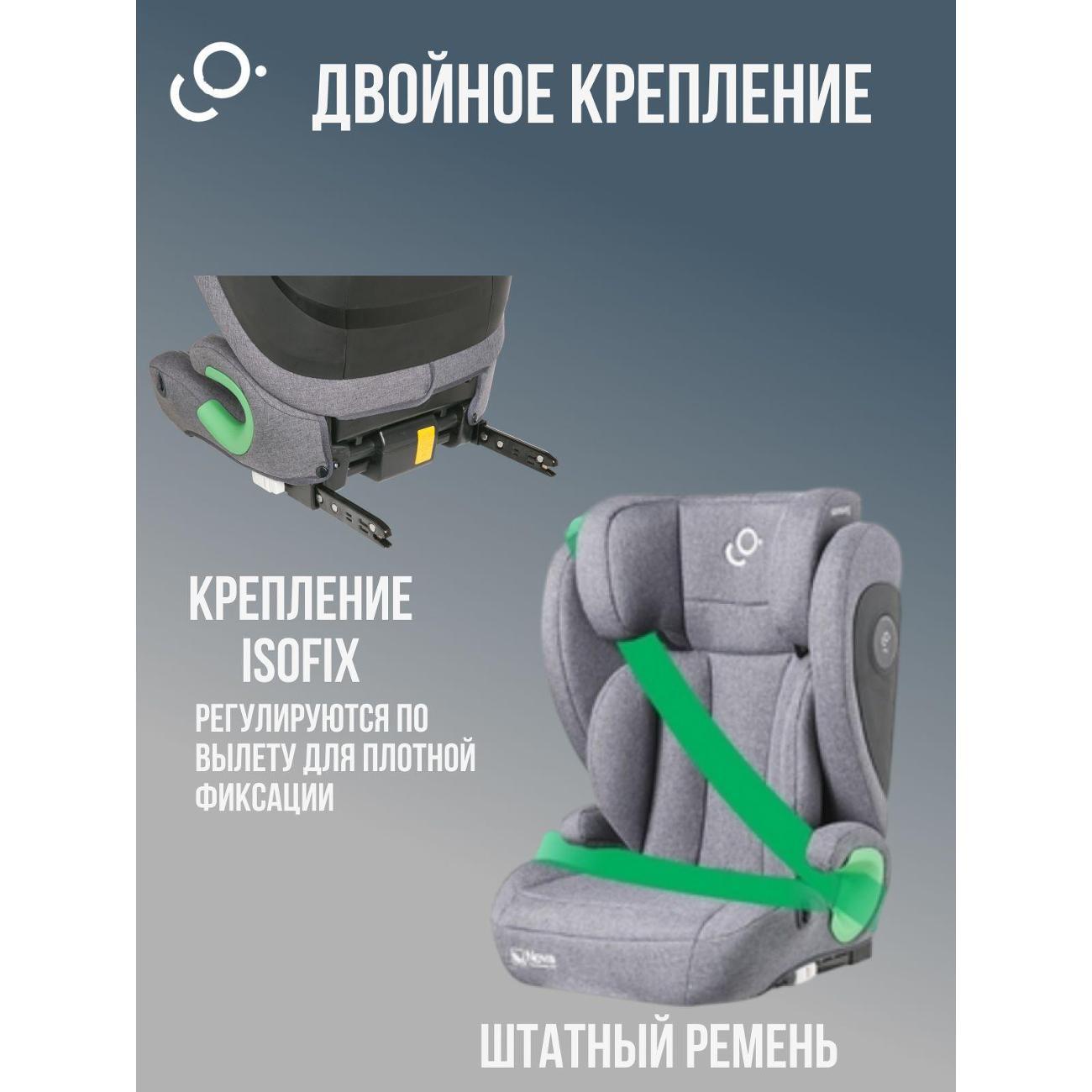 Автокресло Ducle NOVA серый