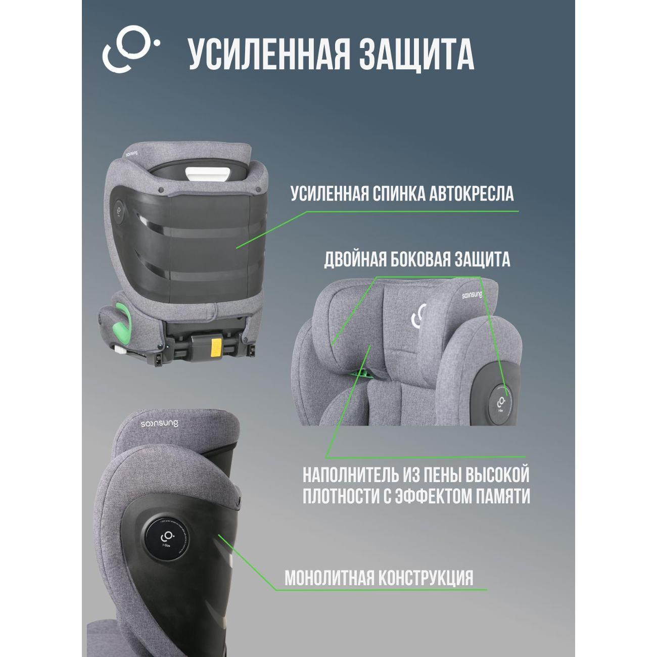 Автокресло Ducle NOVA серый