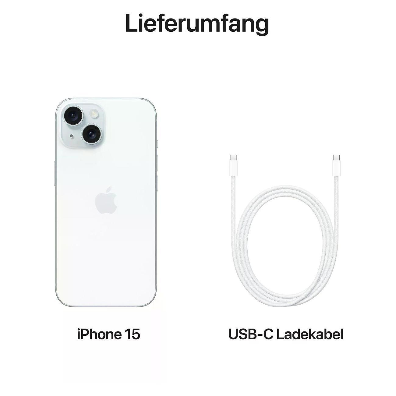 Смартфон Apple iPhone 15 256GB Blue(без RuStore)