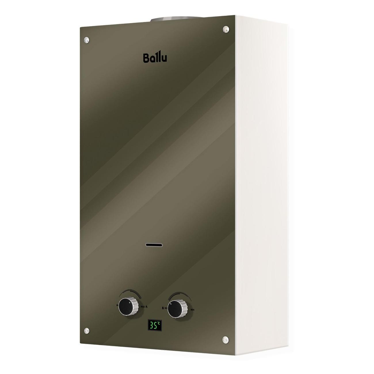 Водонагреватель газовый Ballu GWH 10 Fiery Glass White