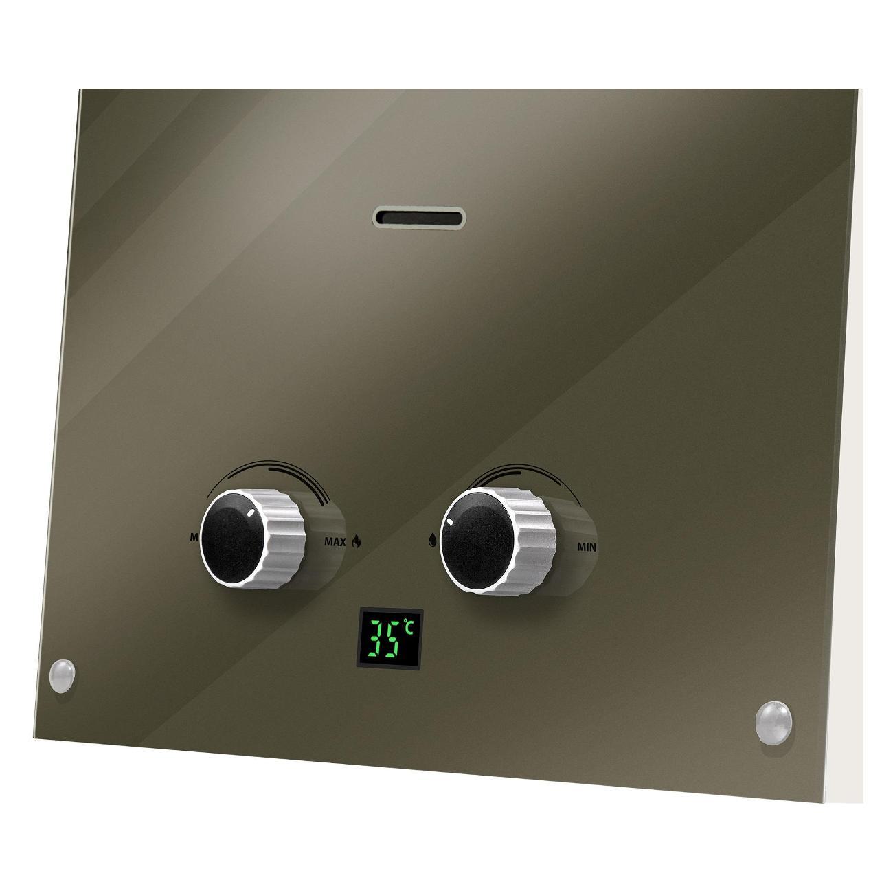 Водонагреватель газовый Ballu GWH 10 Fiery Glass White