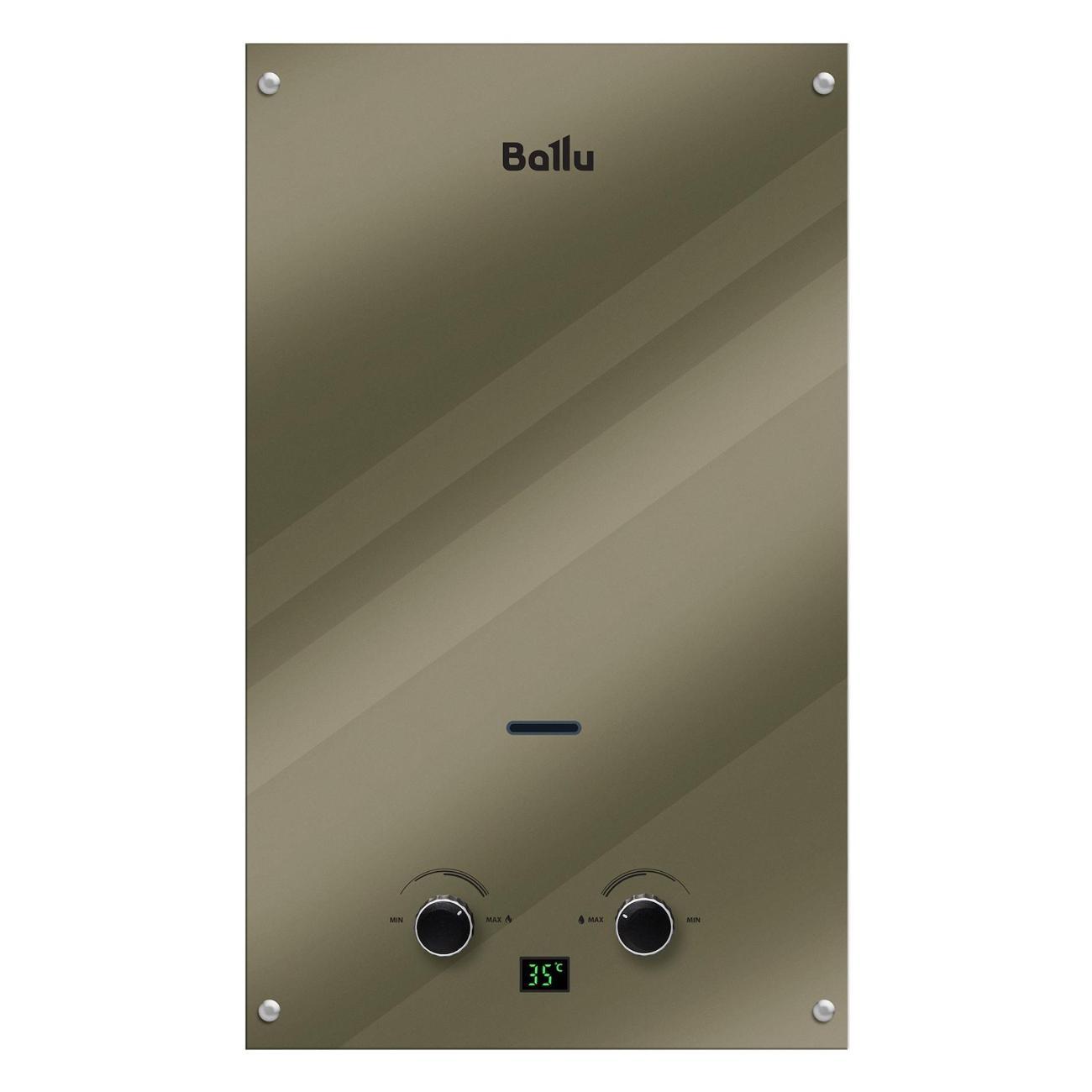 Водонагреватель газовый Ballu GWH 10 Fiery Glass White