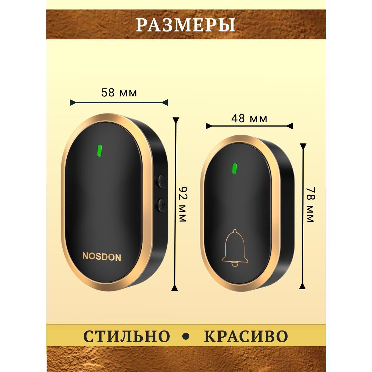 Дверной звонок GALAXYHOME ЗвонокА68