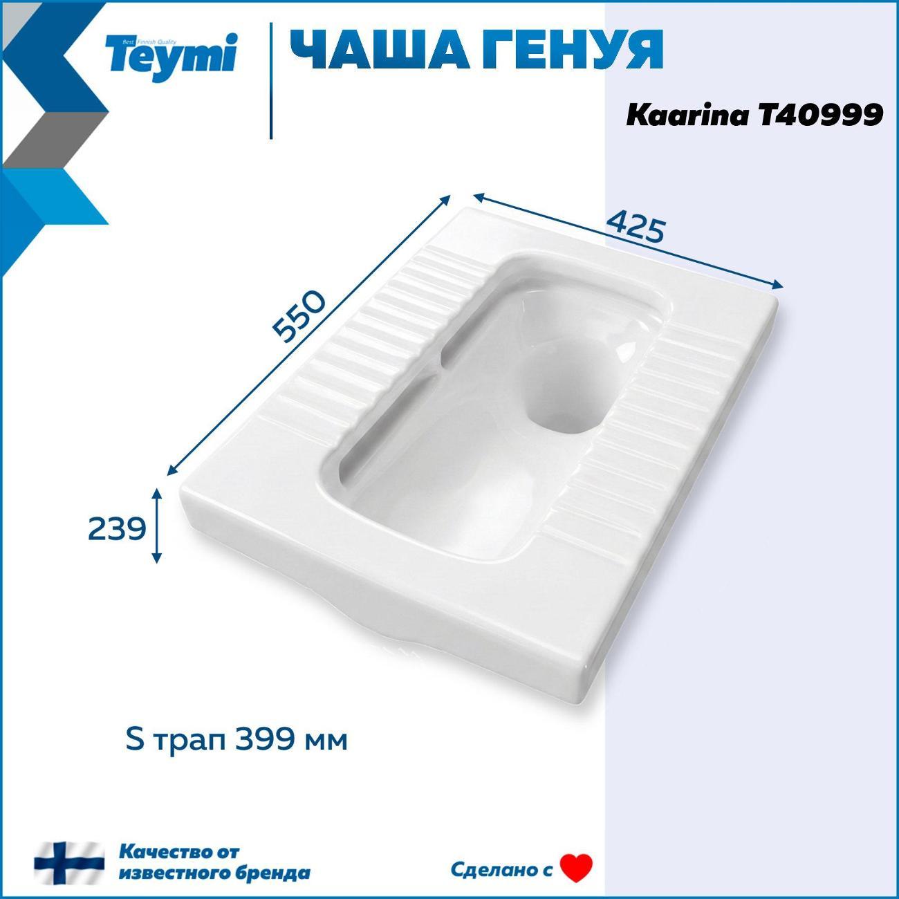 Унитаз Teymi Kaarina T40999