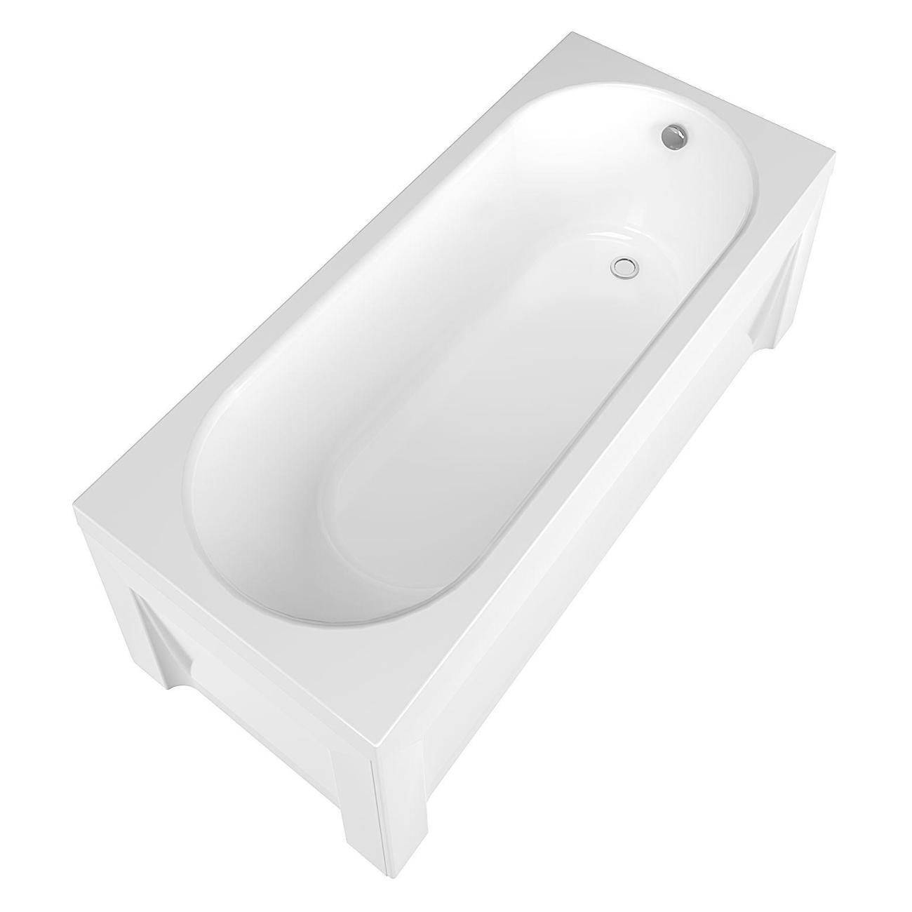 Ванна Timo Акриловая ROHA 140*70 с переливом полуавтомат на