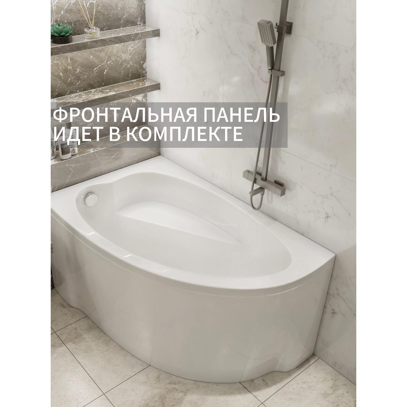 Ванна Timo Акриловая IVA1595L 150*95*70 на каркасе с перелив