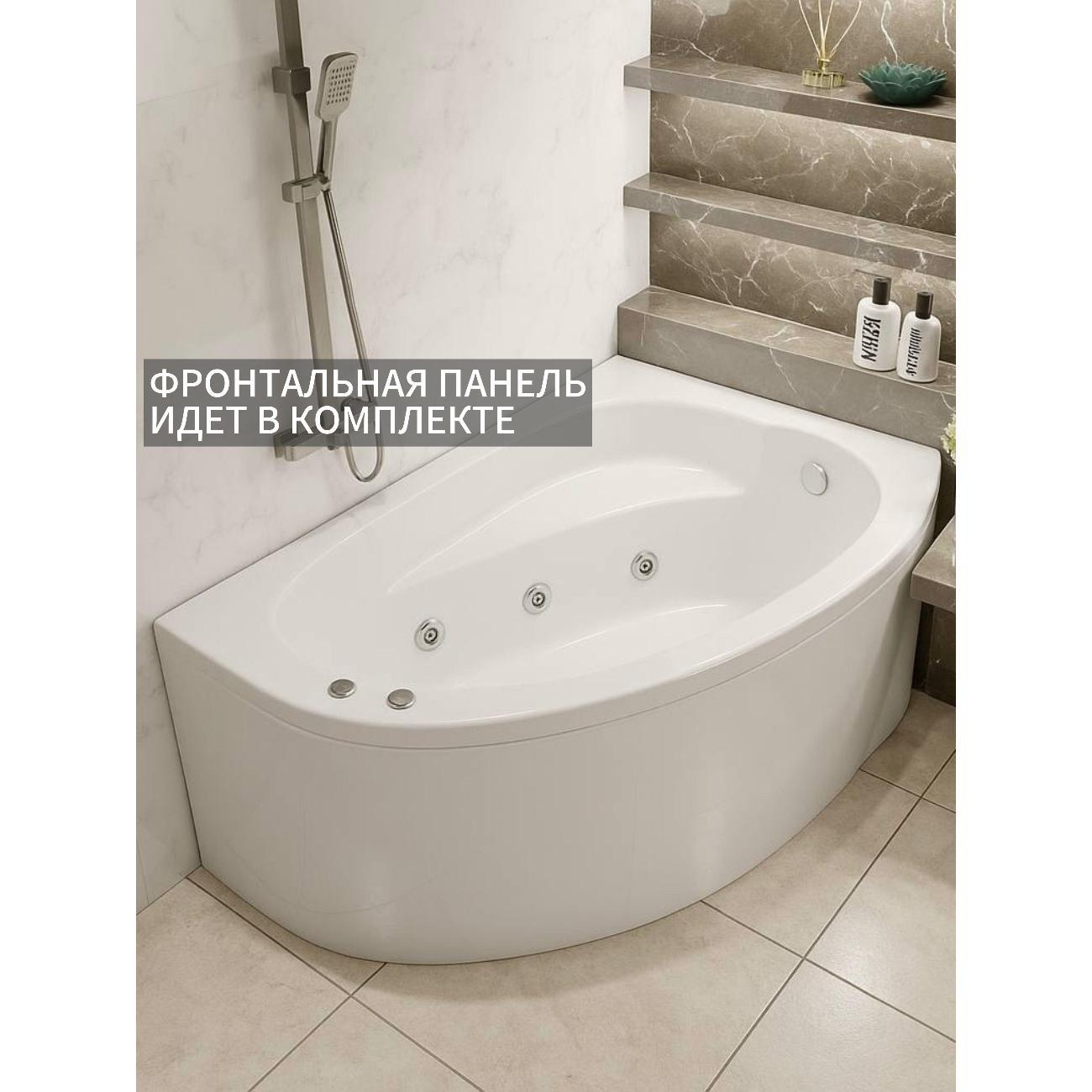 Ванна Timo Гидромассажная 6 и 3 джет акриловая IVA1595R 150*