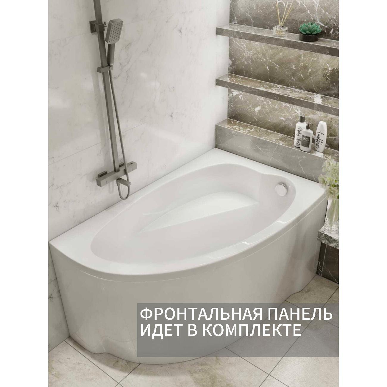 Ванна Timo Акриловая IVA1595R 150*95*70 на каркасе с ереливо