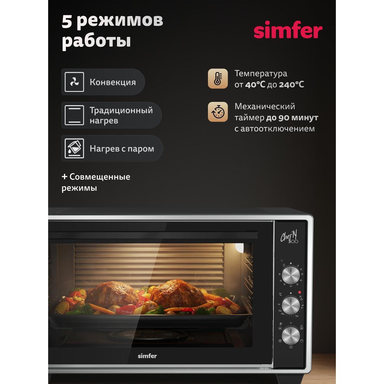 Мини печь Simfer M50B05