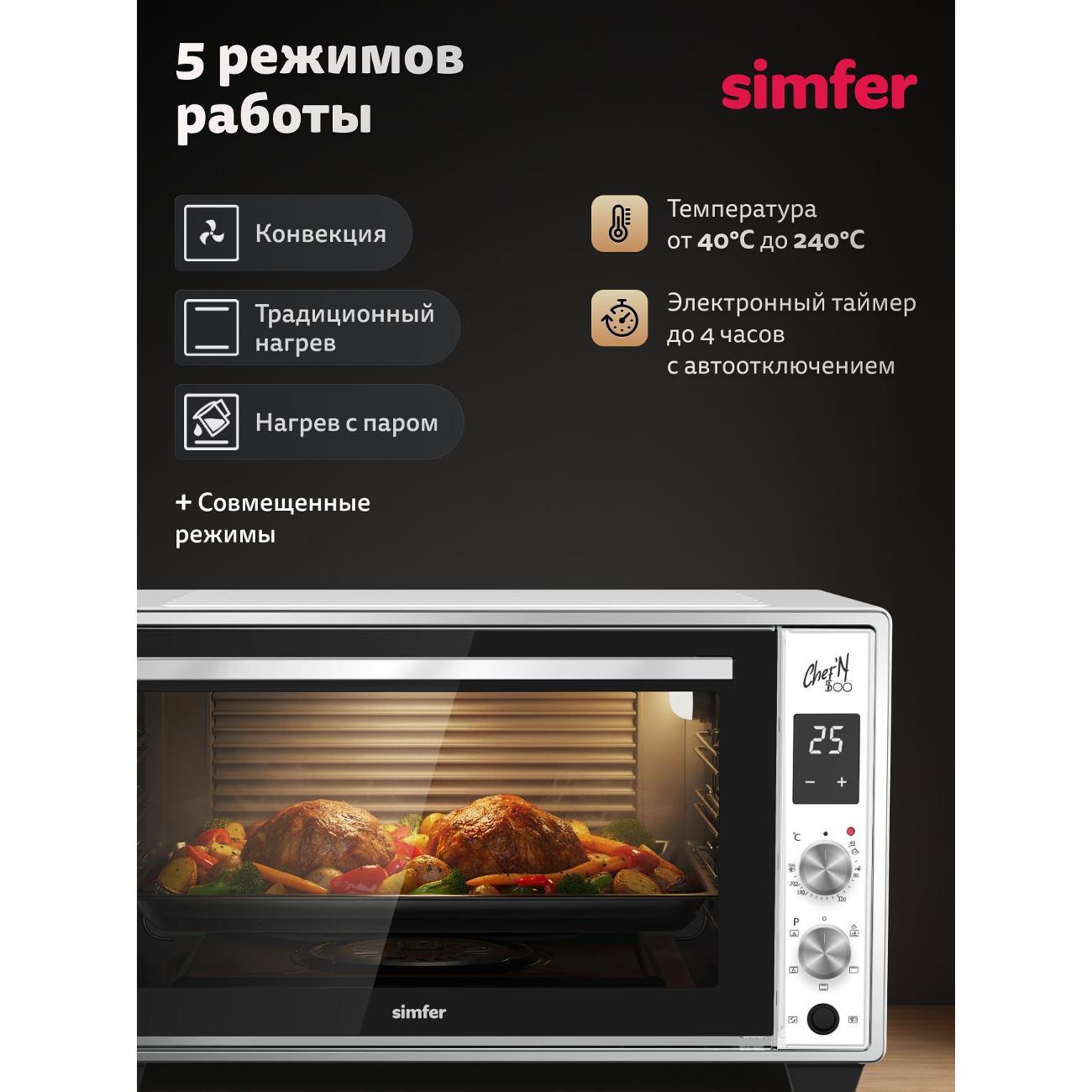 Мини печь Simfer M50W03